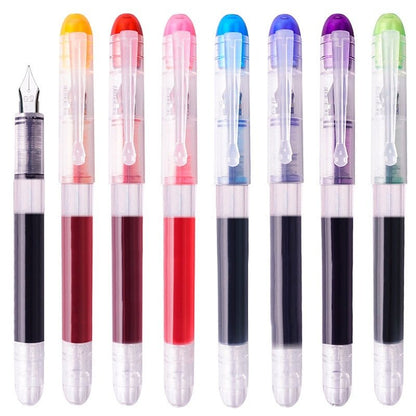 Snowhite FP20 Fountain Pen 0.5 Multicolor Pack of 8