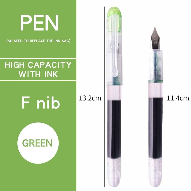 Snowhite FP20 Fountain Pen 0.5 Multicolor Pack of 8
