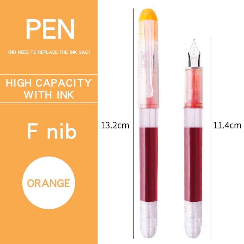 Snowhite FP20 Fountain Pen 0.5 Multicolor Pack of 8