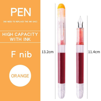 Snowhite FP20 Fountain Pen 0.5 Multicolor Pack of 8