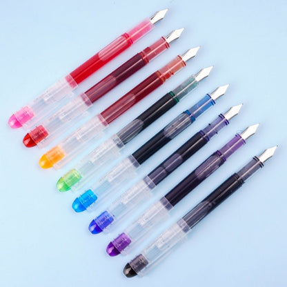 Snowhite FP20 Fountain Pen 0.5 Multicolor Pack of 8