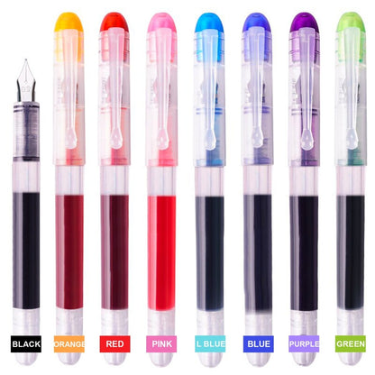 Snowhite FP20 Fountain Pen 0.5 Multicolor Pack of 8