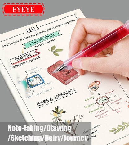 Snowhite FP20 Fountain Pen 0.5 Multicolor Pack of 8