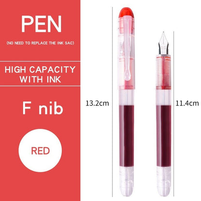 Snowhite FP20 Fountain Pen 0.5 Multicolor Pack of 8