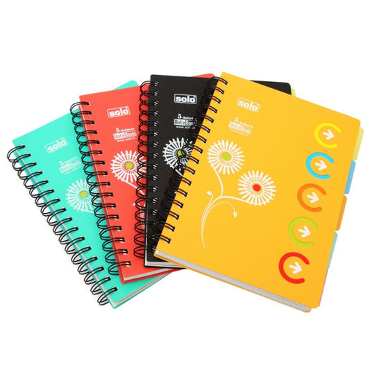 Solo 5 Subject Notebook A5