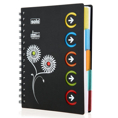 Solo 5 Subject Notebook A5
