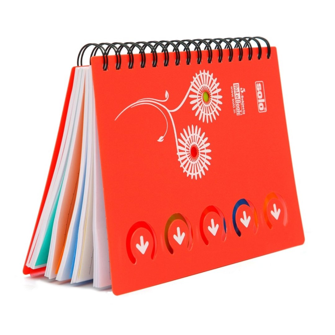 Solo 5 Subject Notebook A5