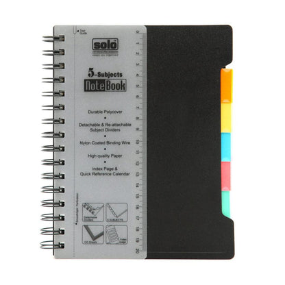 Solo 5 Subject Wiro Notebook