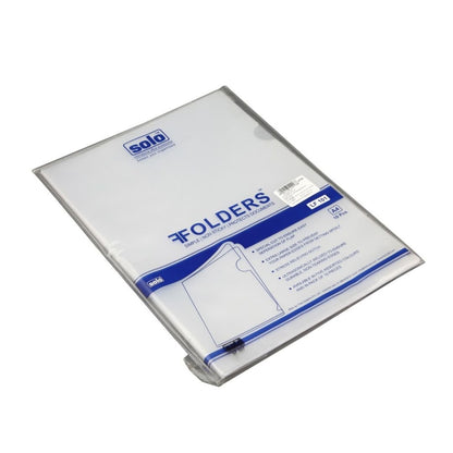 Solo A4 Clear Folder-Pack Of 20