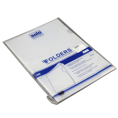 Solo Clear Folder- Pack Of 12