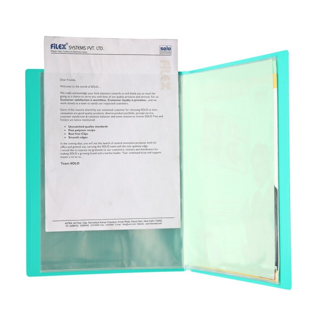 Solo Display Files 20 Pockets A4