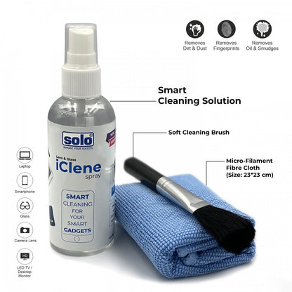 SOLO LENS & GLASS ICLENE CLEANING KIT