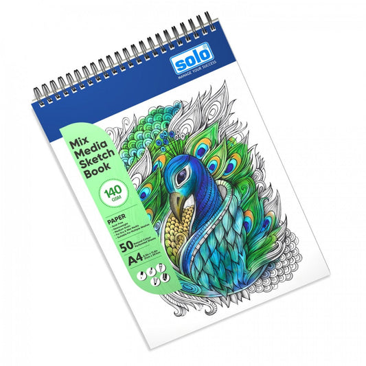 Solo Mixed Media Sketchbook A4