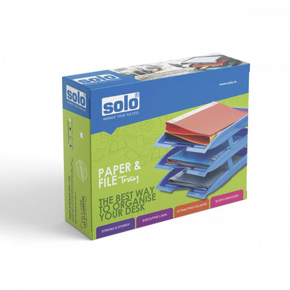 Solo Paper & File Tray- 2 Compartments
