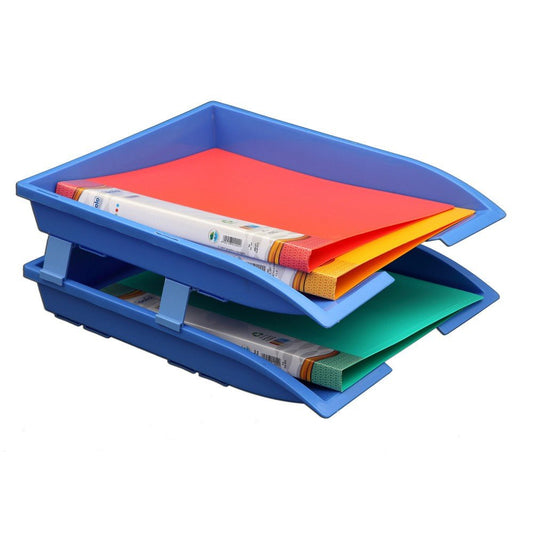 Solo Paper & File Tray- 2 Compartments