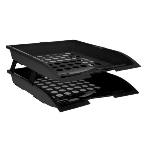 Solo Paper & File Tray- 2 Compartments
