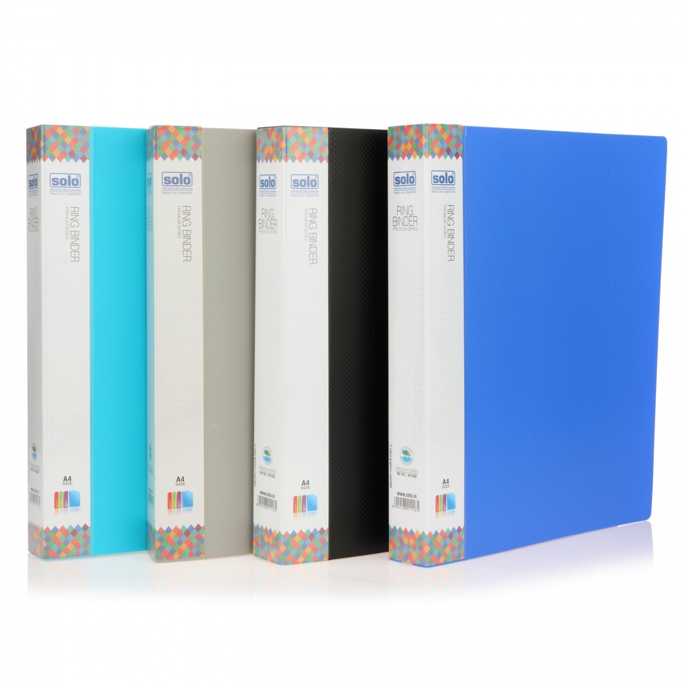 Solo Ring Binder-2d-Ring Binder Premium Series - A4