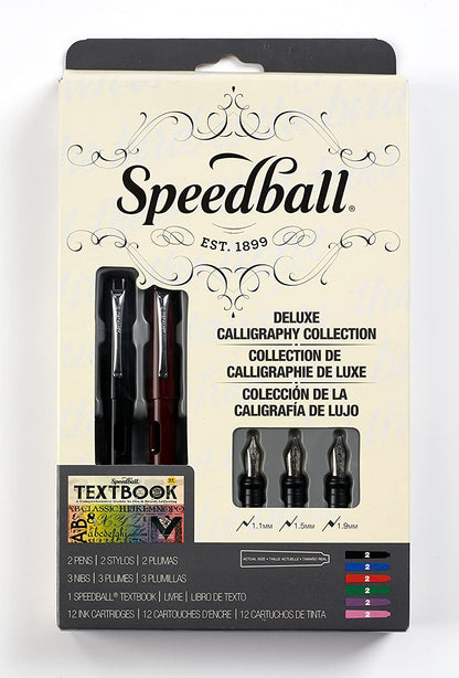 Speedball Calligraphy Deluxe Fountain Pen Set-