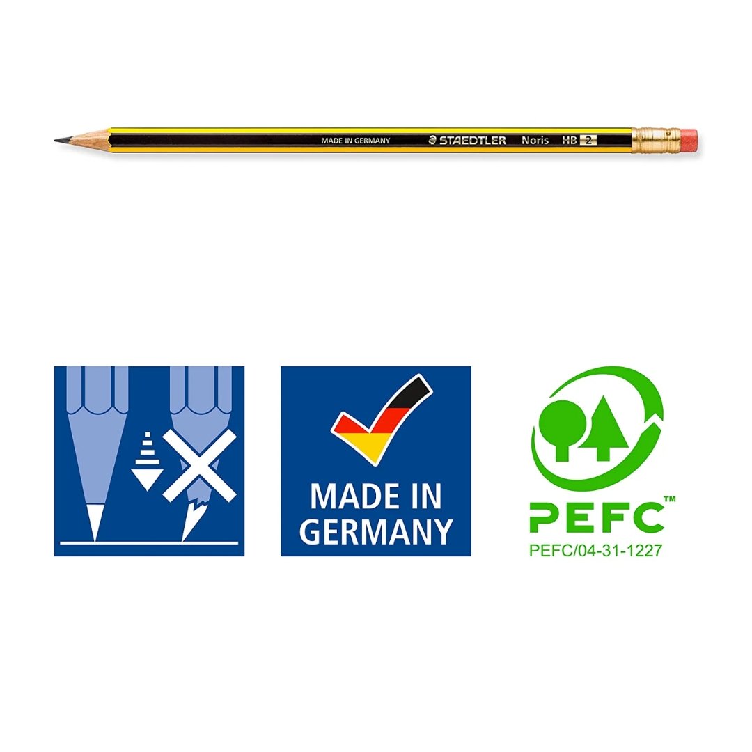 Staedtler Noris 2HB Pencils Pack Of 12
