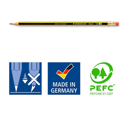 Staedtler Noris 2HB Pencils Pack Of 12