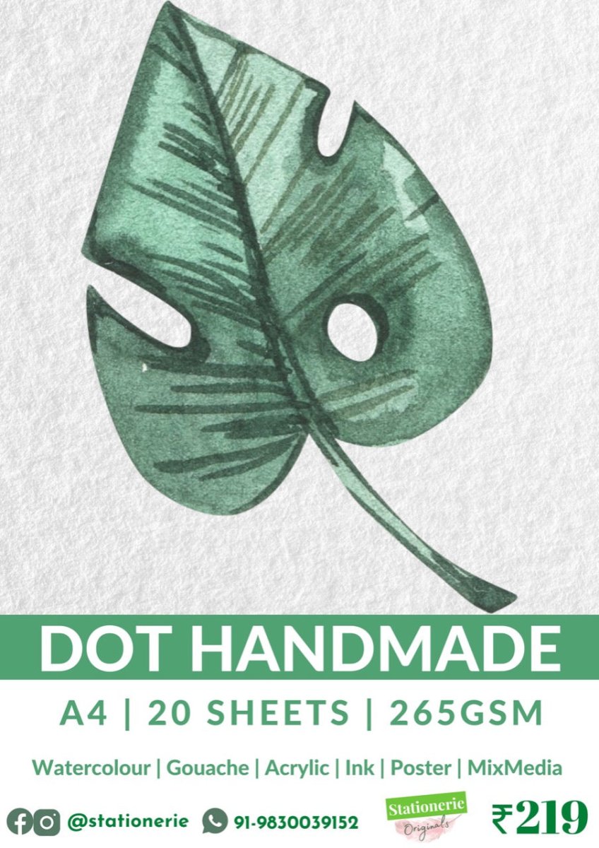 Stationerie Dot Handmade 265gsm 20 Sheets