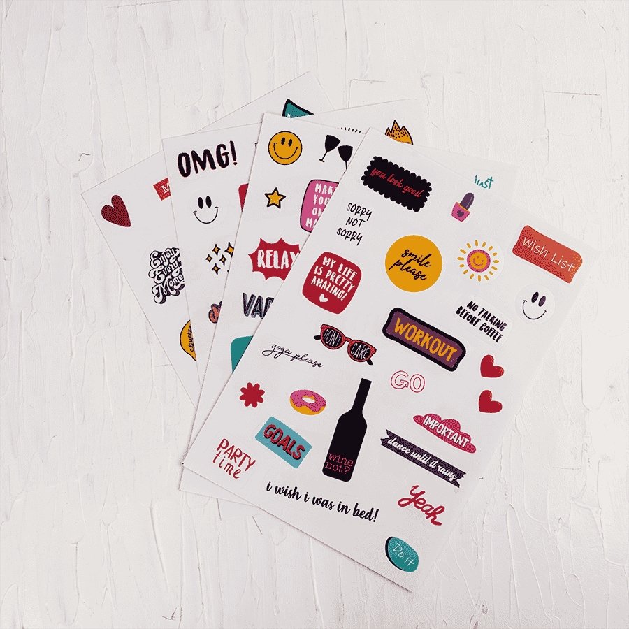 Stickers Pack Of 4