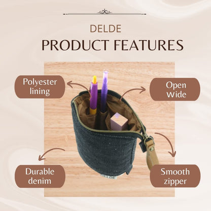 Sun Star Delde Denim Outfit Pen Case