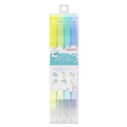 Sun Star Dot Square Pen Pack Of 4