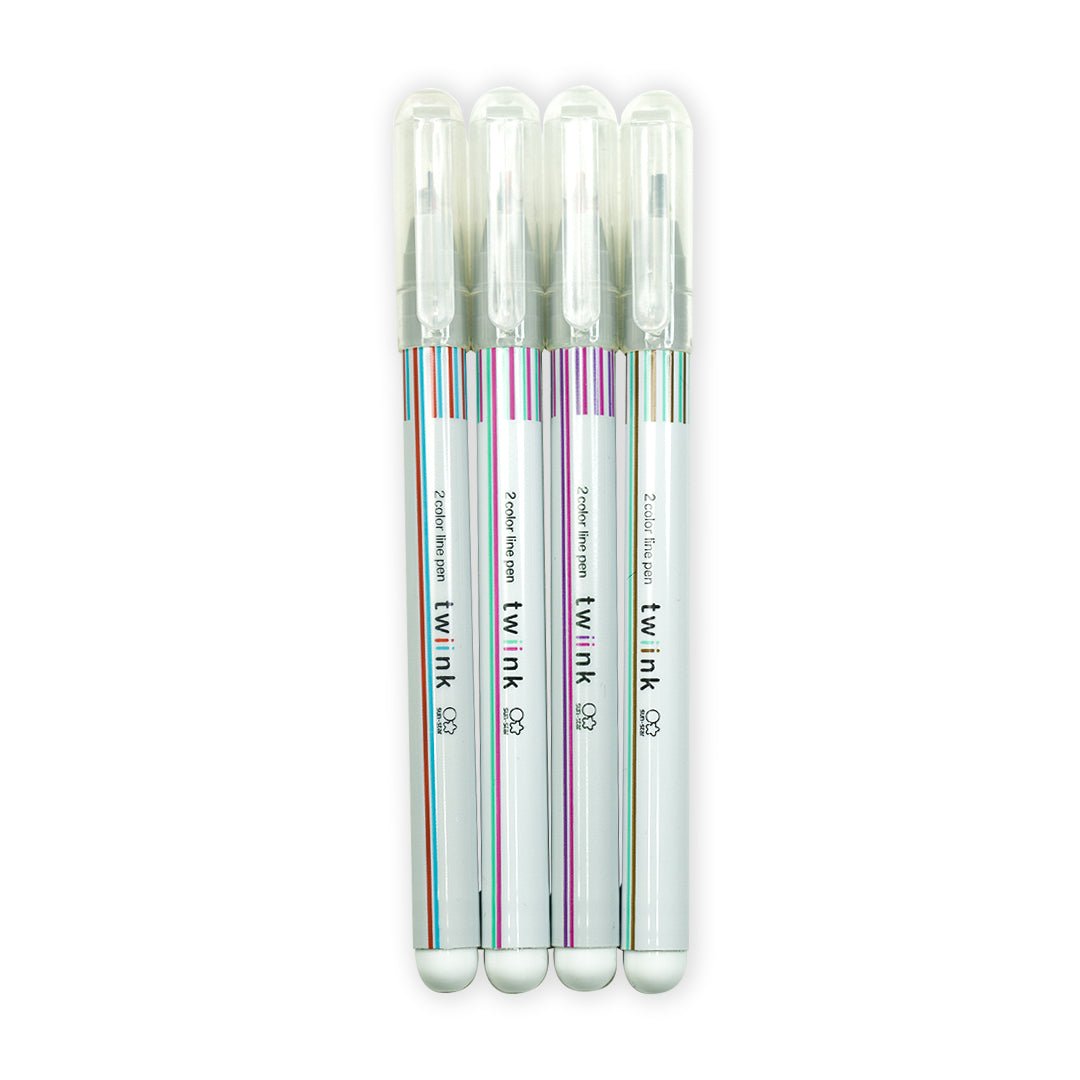 Sun Star Double Color Pens-Set Of 4