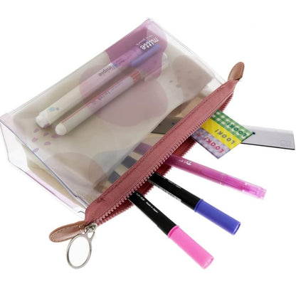 Sun Star Mitten Stylish Clear Pouch