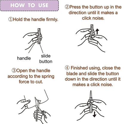 Sun Star Sliding Pocket Scissors
