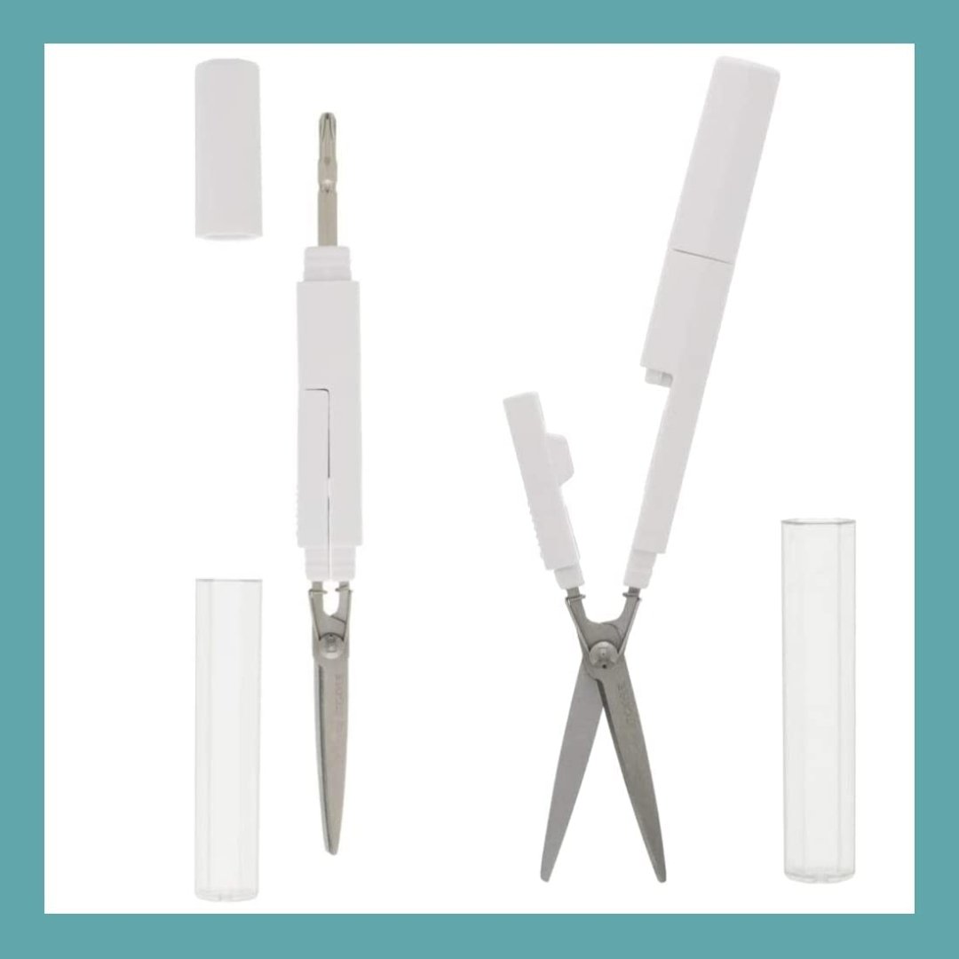 Sun Star Tasuno Stick-On Scissors With Phillips Screwdriver