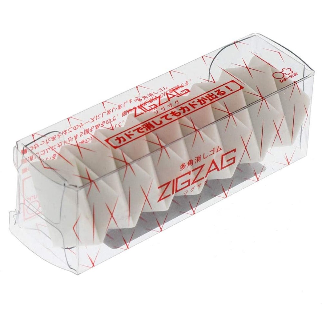 Sun Star Zig-Zag Eraser
