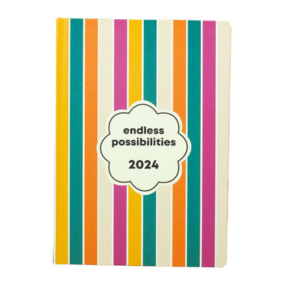 The Art Loom 2024 Annual Planner | Happy Stripes