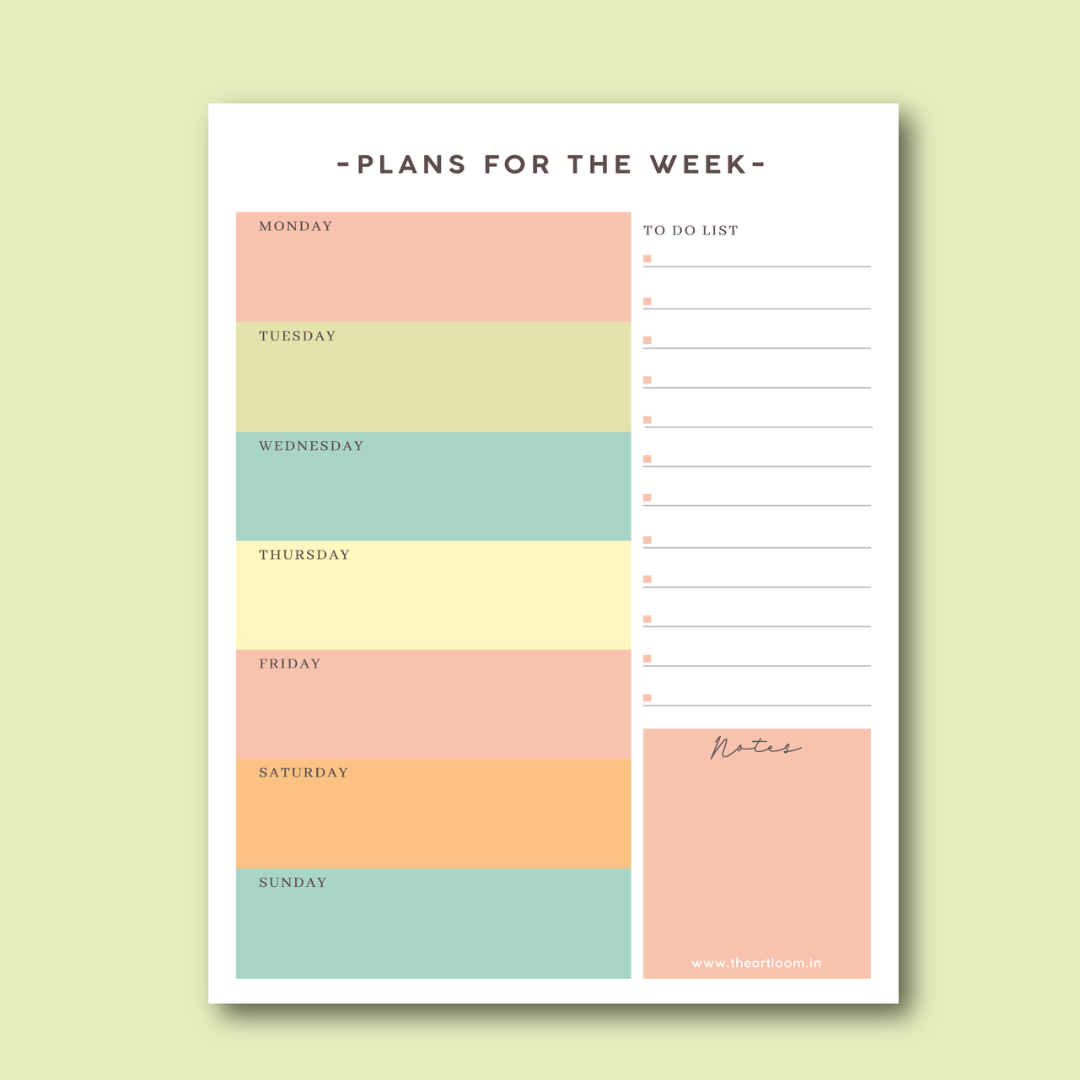 The Art Loom A5 Planner