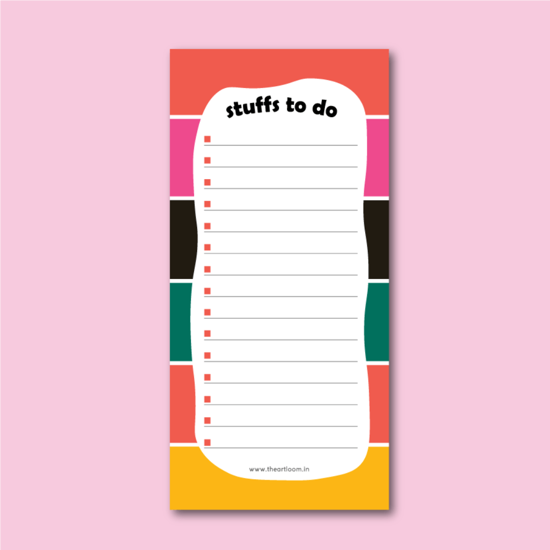 The Art Loom | To Do Pad