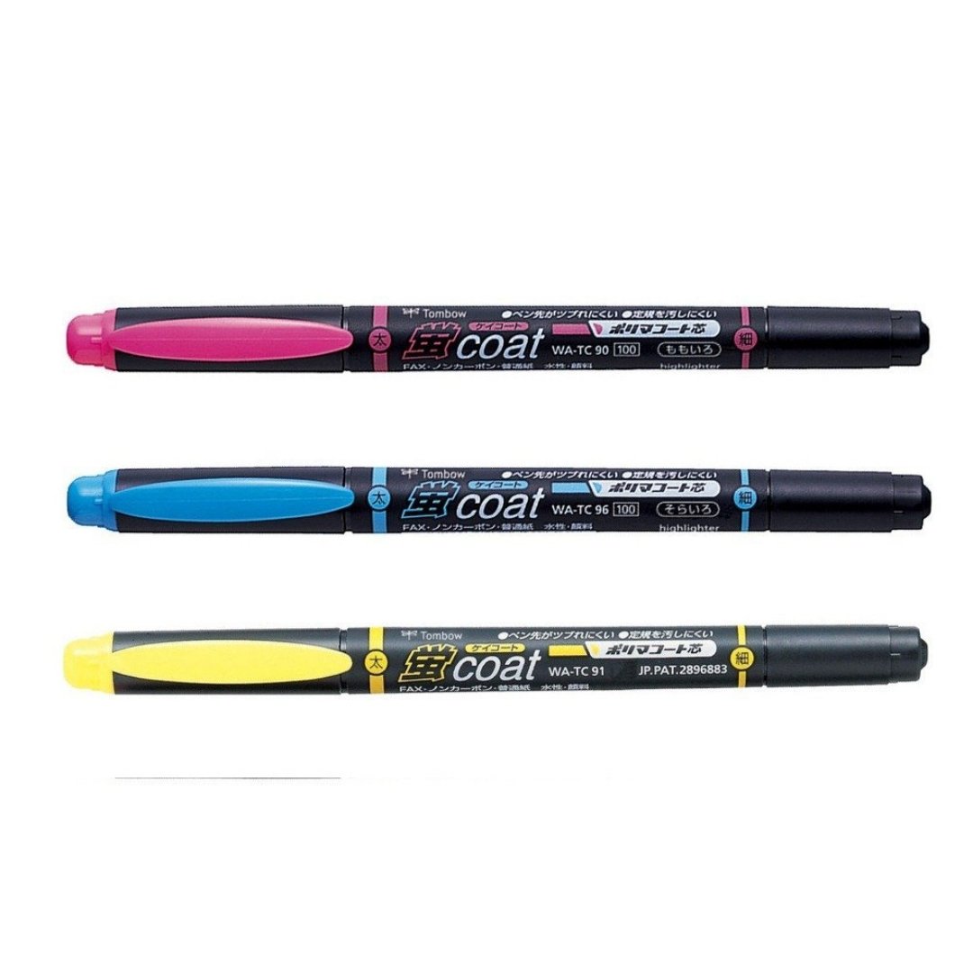 Tombow EDGE Dual Tip Highlighter, Set of 3