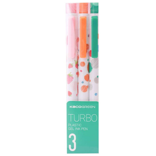 TURBO Gel Pen - Pack of 3 - Black Ink