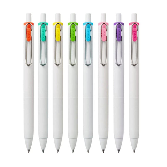 Uni-Ball One Gel Ink Color Pens-Pack Of 8