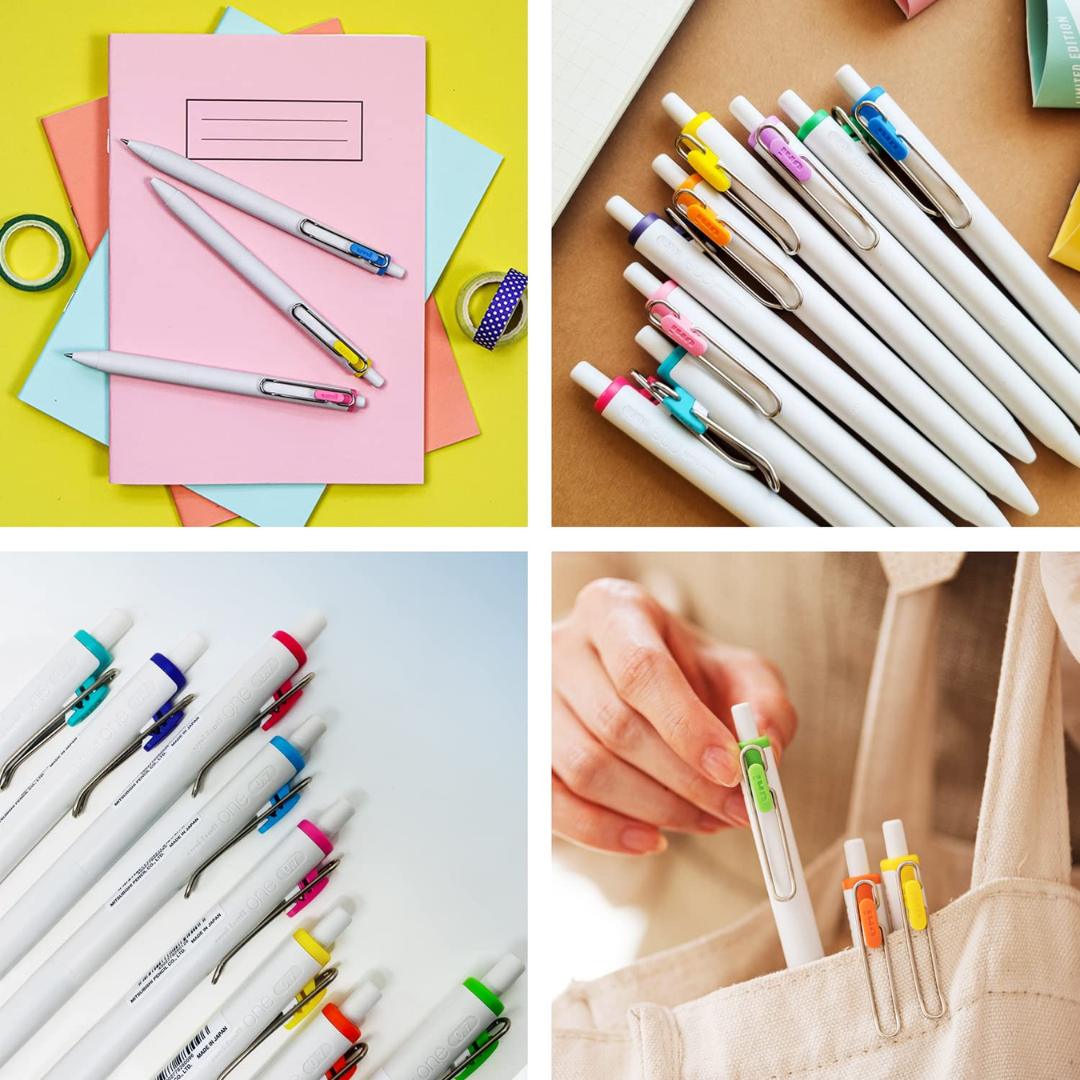 Uni-Ball One Gel Ink Color Pens-Pack Of 8