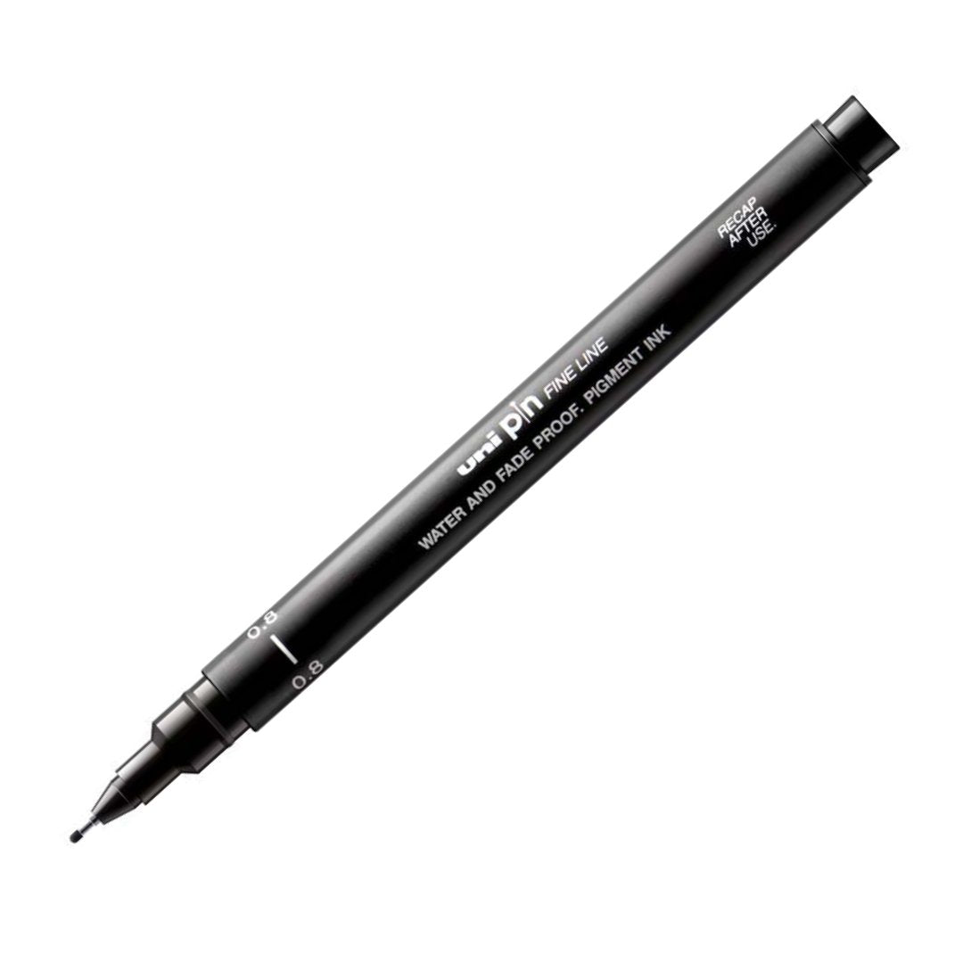 Uni-Ball Uni Pin Fine Line Drawing Pen - Black