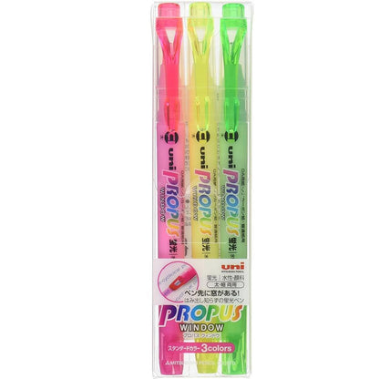 Uni Propus Window Double Sided Highlighters