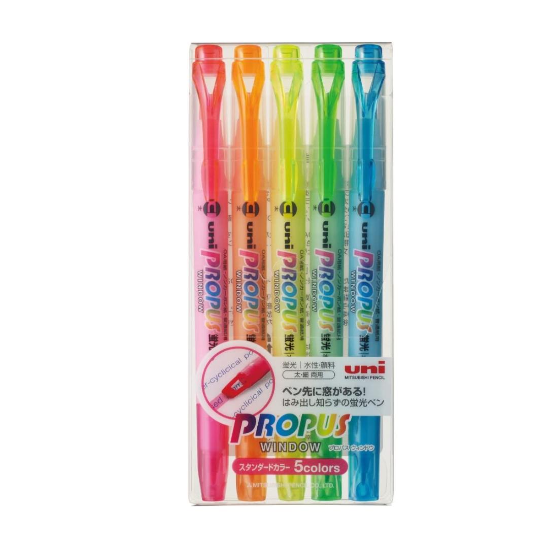 Uni Propus Window Double Sided Highlighters