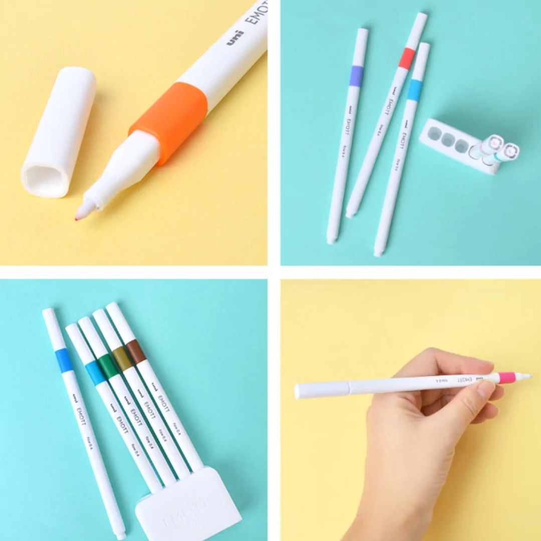 Uni Water Based Pen "EMOTT" 5 Colors