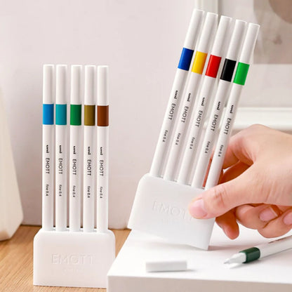 Uni Water Based Pen "EMOTT" 5 Colors