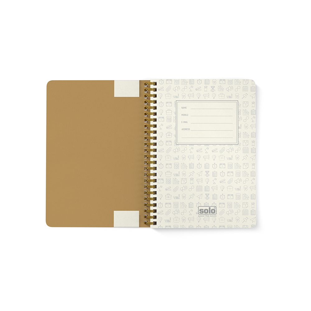 Solo Velvet Finish Notebook (Unruled)-A5