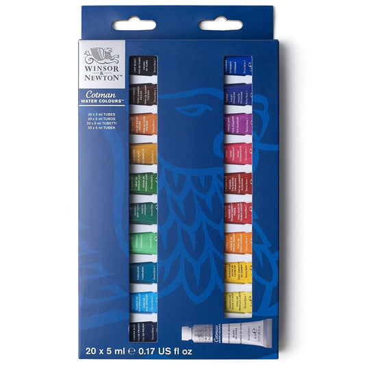 Winsor & Newton Cotman Water Colours (Set Of 20)