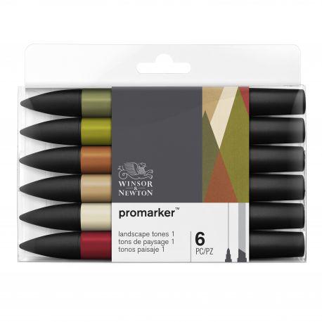 Winsor & Newton Promarker set of 6