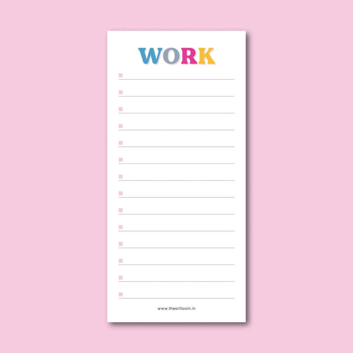 Work | To Do Pad