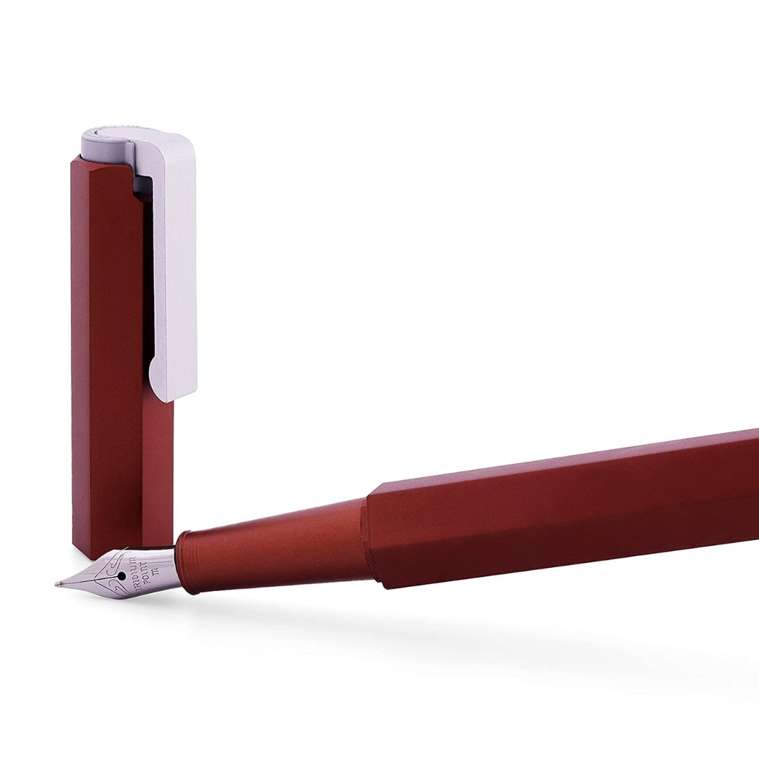 Worther Compact Mocca Brown Aluminum Fountain Pen